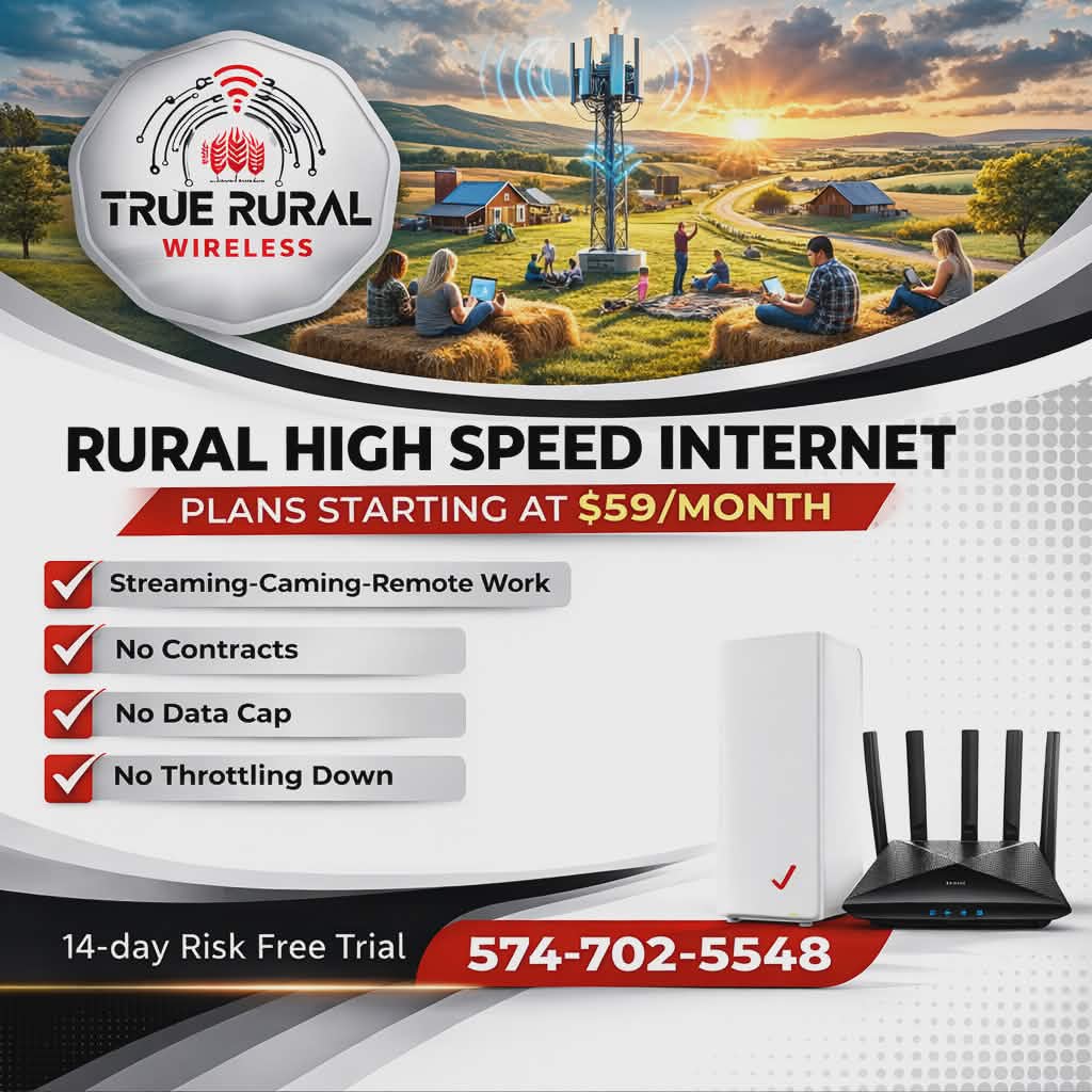 TrueRural Wireless Facebook ad: Chat with us