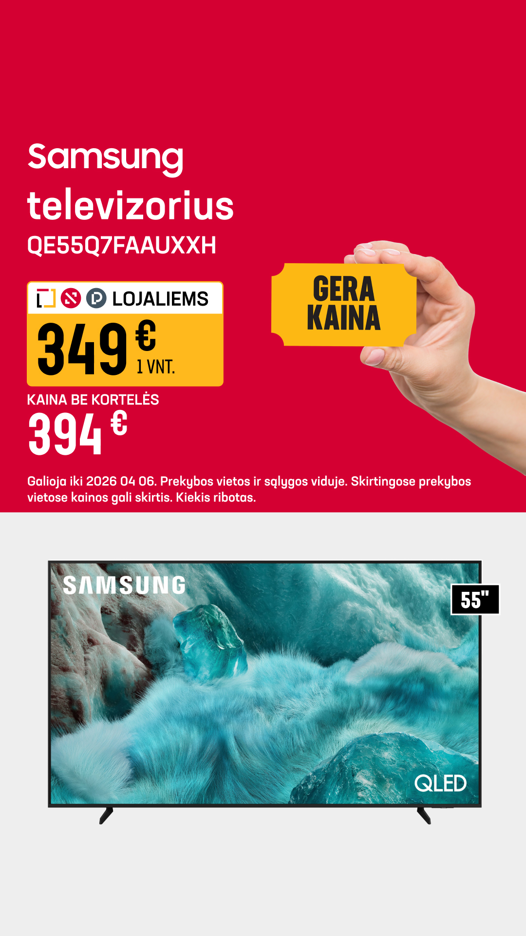 Senukai Facebook ad