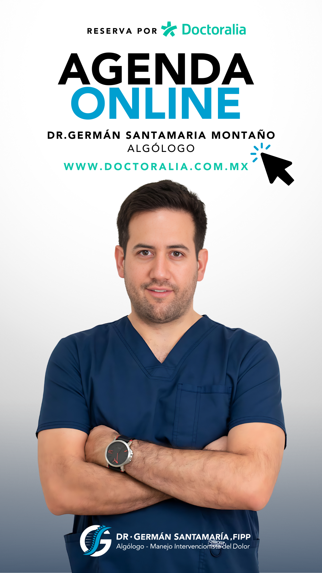 Dr. German Santamaria Facebook ad from Feb 7, 2026