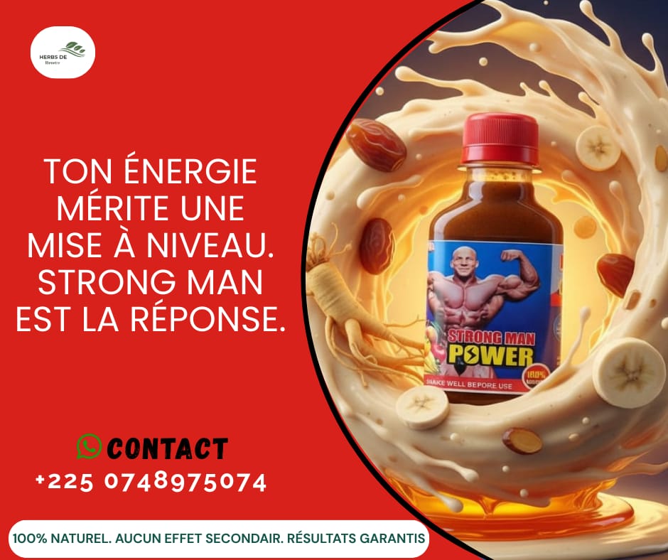 Strong Man - Côte D'Ivoire Facebook ad from Mar 15, 2026