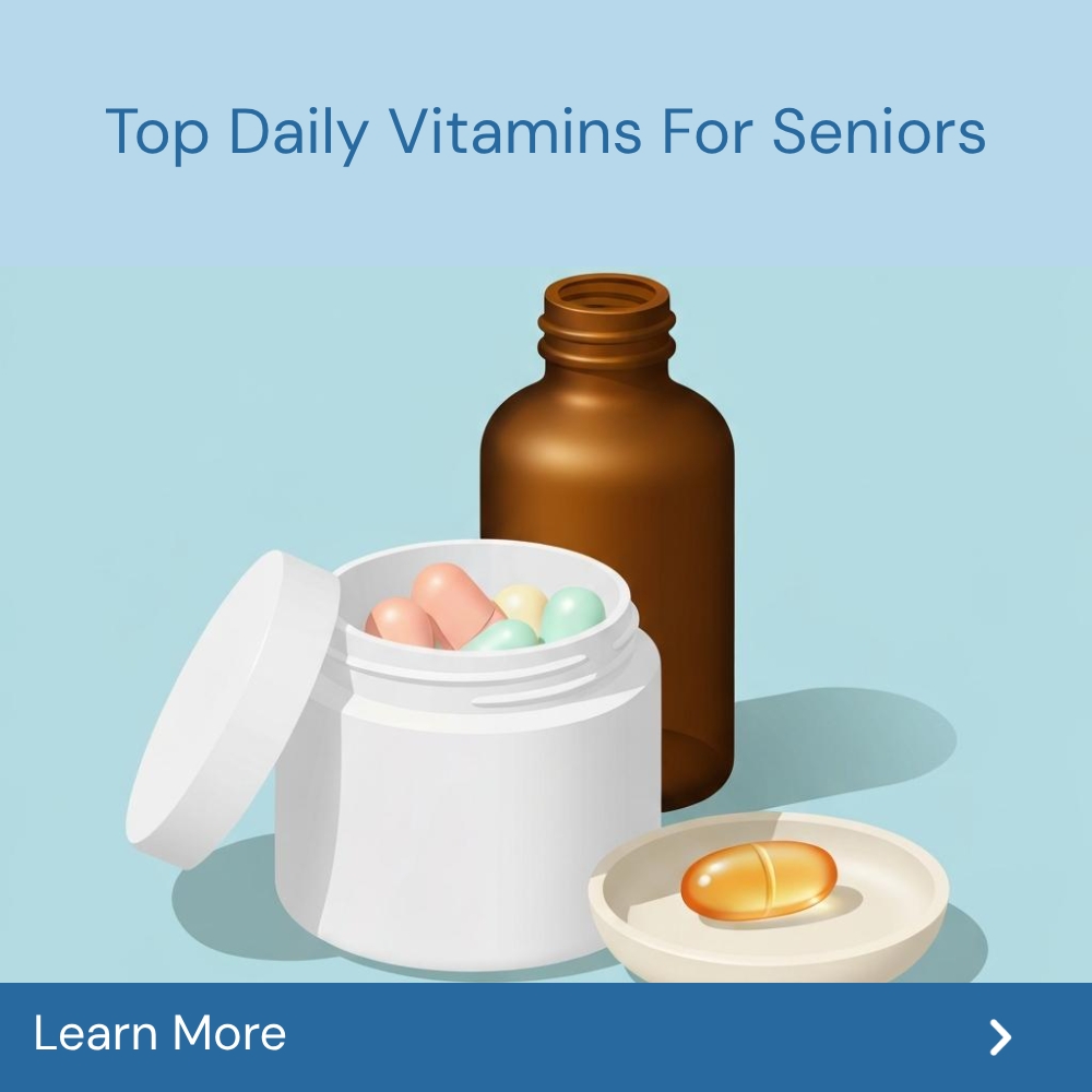 Life - Simplified Facebook ad: Top Daily Vitamins For Seniors.