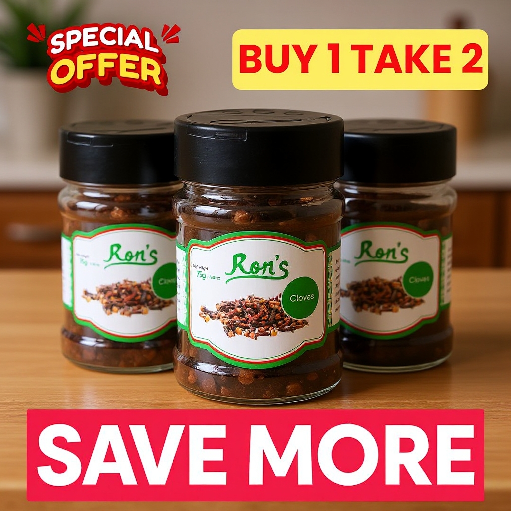 Ron's Cloves Tea Philippines Facebook ad: BUY1TAKE1 + FREE SHIPPING