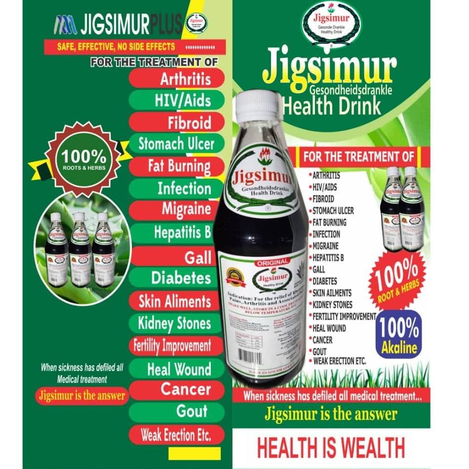 Jigsimur health drink Facebook ad: Chat with us