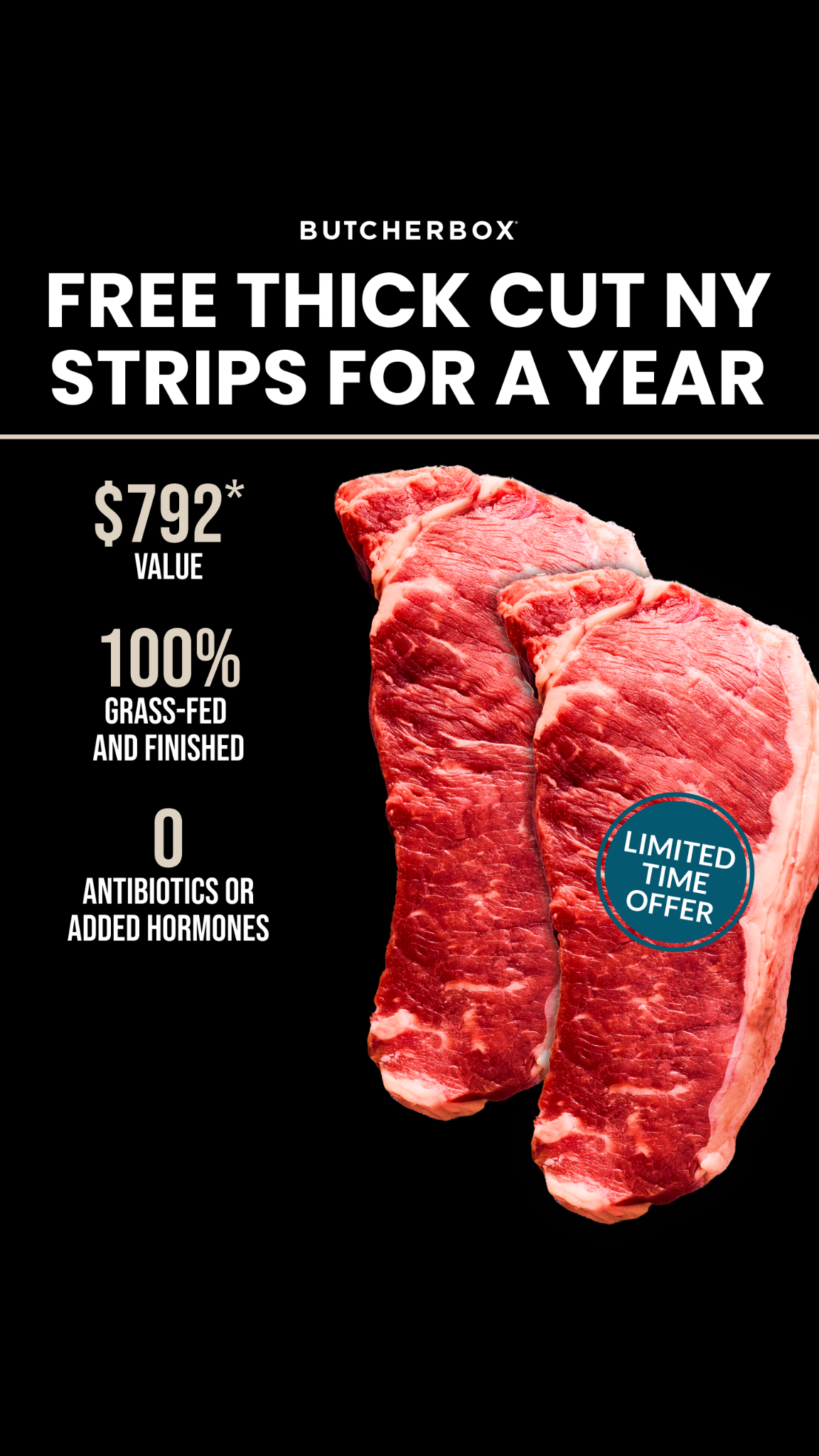 ButcherBox Facebook ad