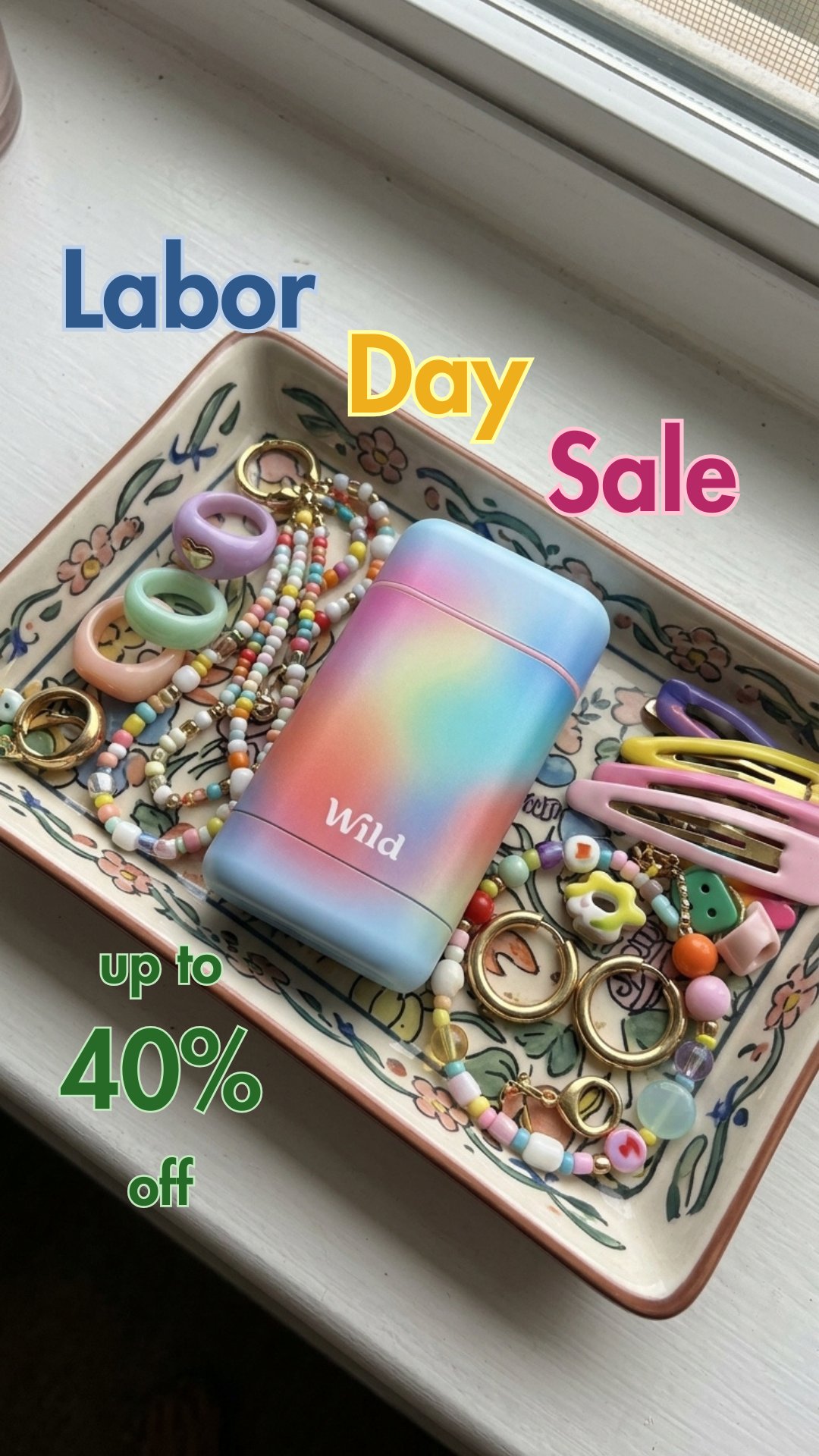 Wild Facebook ad: 40% off Labor Day bundles