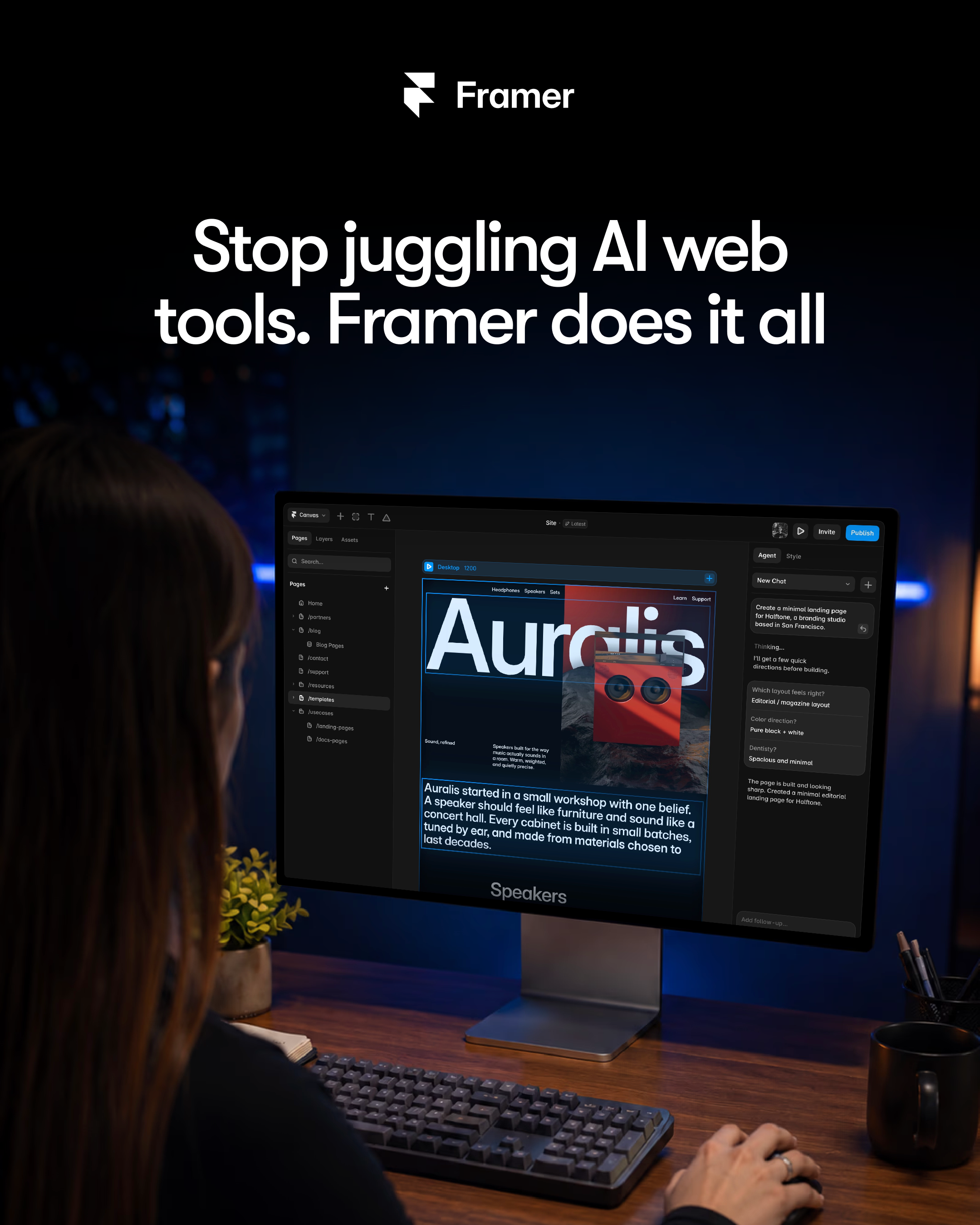 Framer Facebook ad