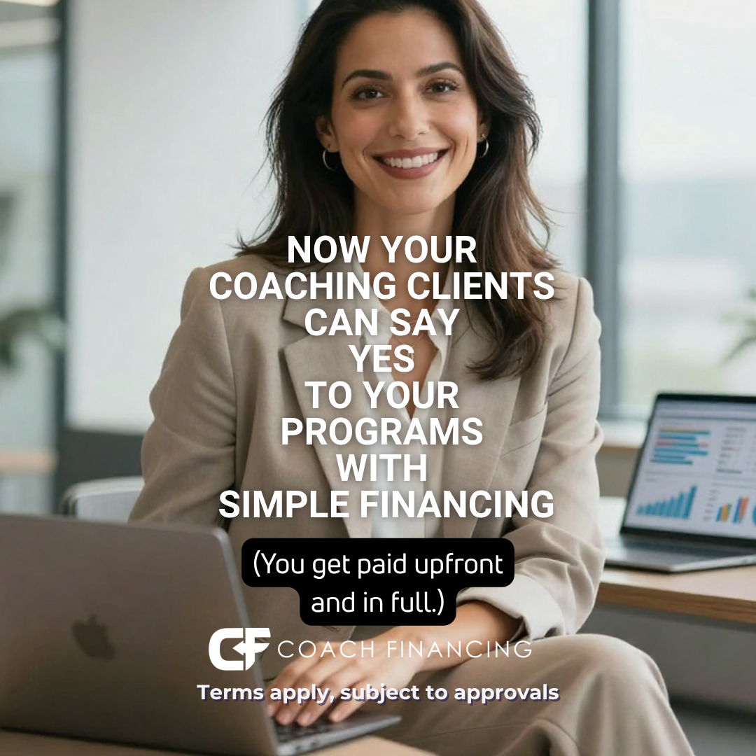 Coach Financing Facebook ad