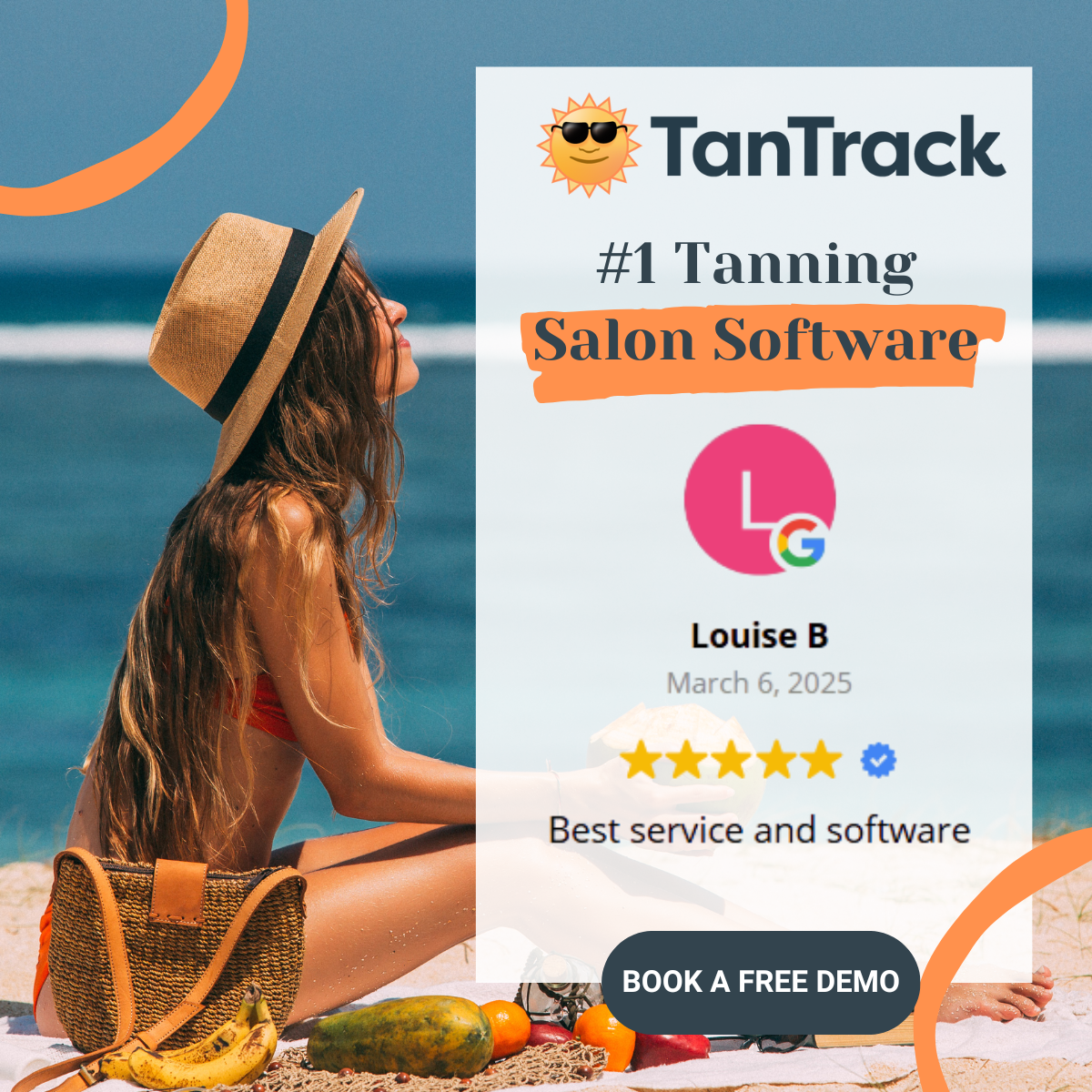 TanTrack Facebook ad: Are you tired of juggling spreadsheets, missed appointments…