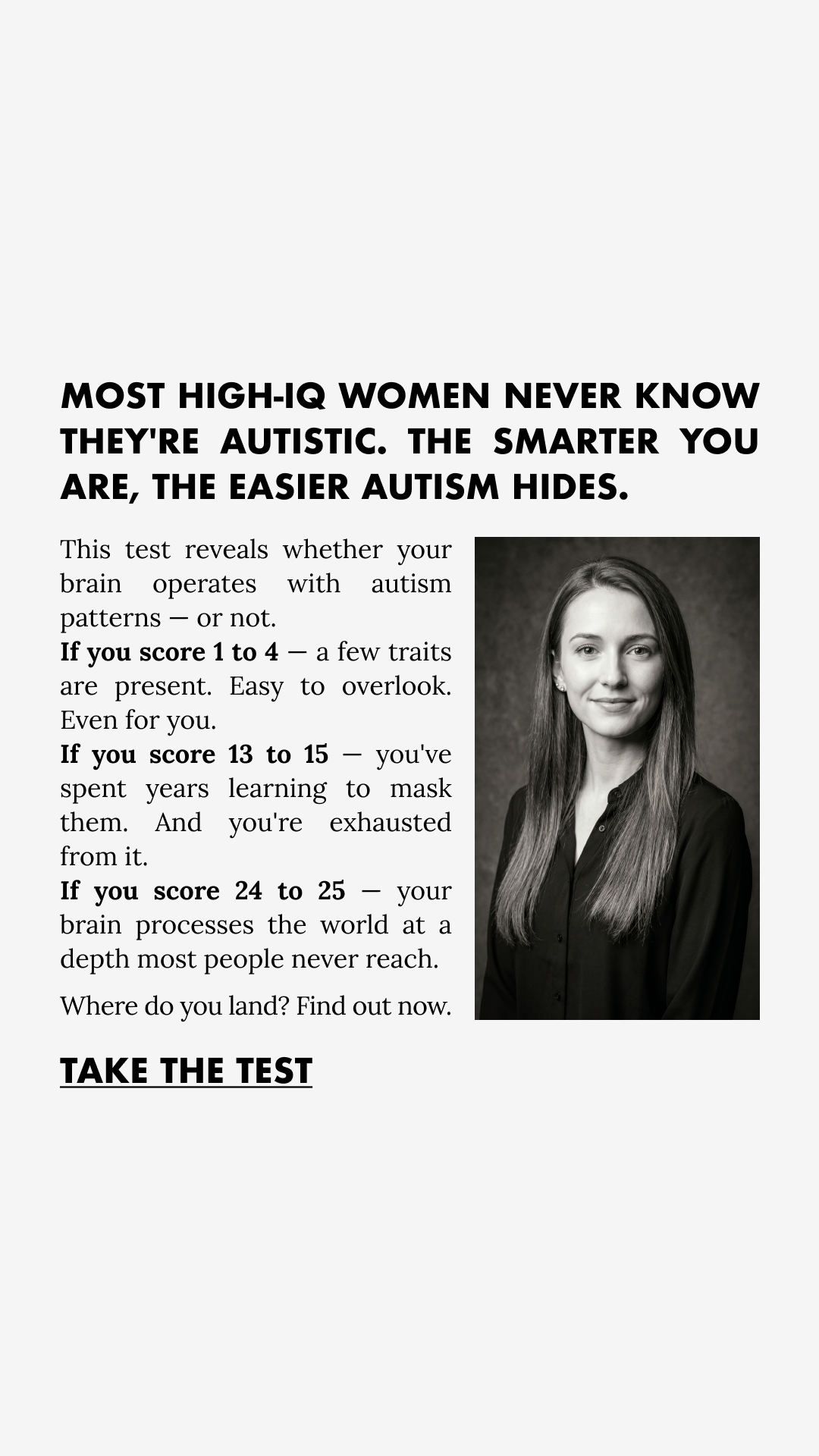 Brain Health Check Facebook ad