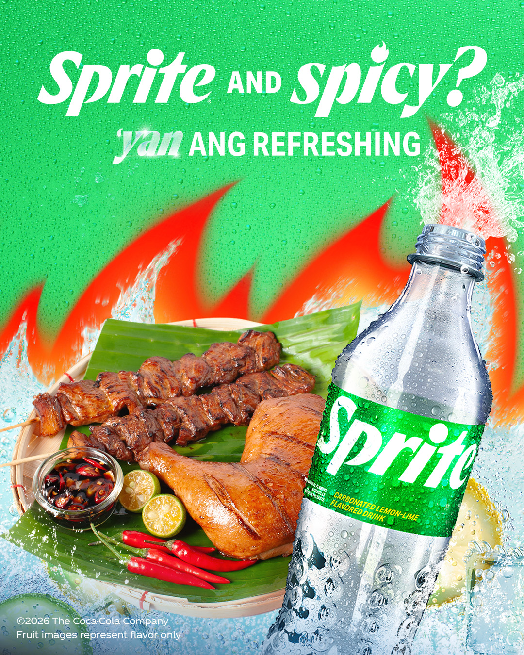 Kyle Echarri Facebook ad: Try Sprite and Spicy