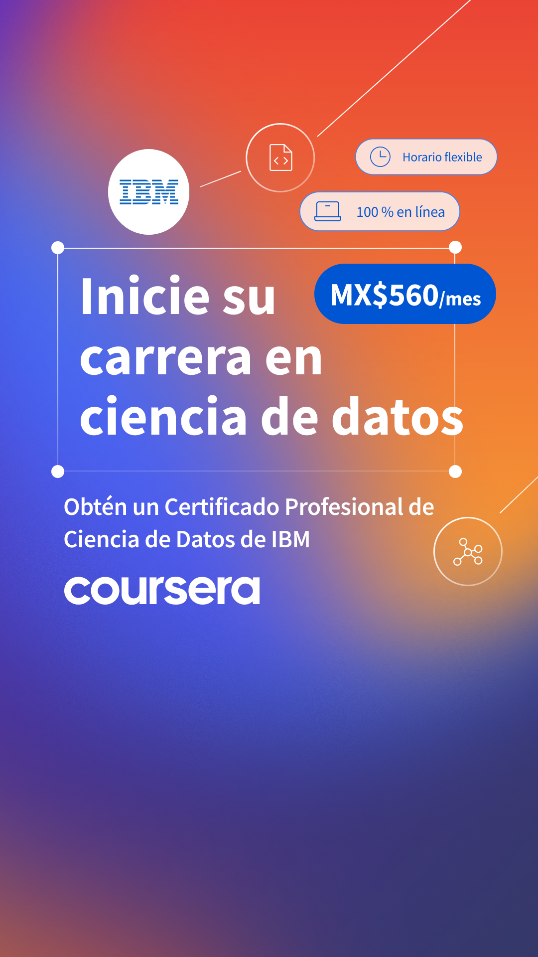 Coursera Facebook ad