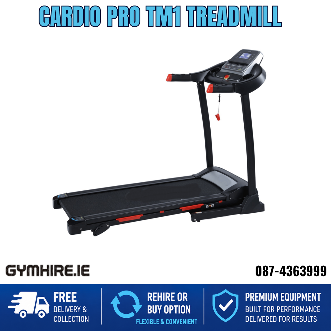 Gymhire.ie Facebook ad: Why not have a premium cardio machine ready…
