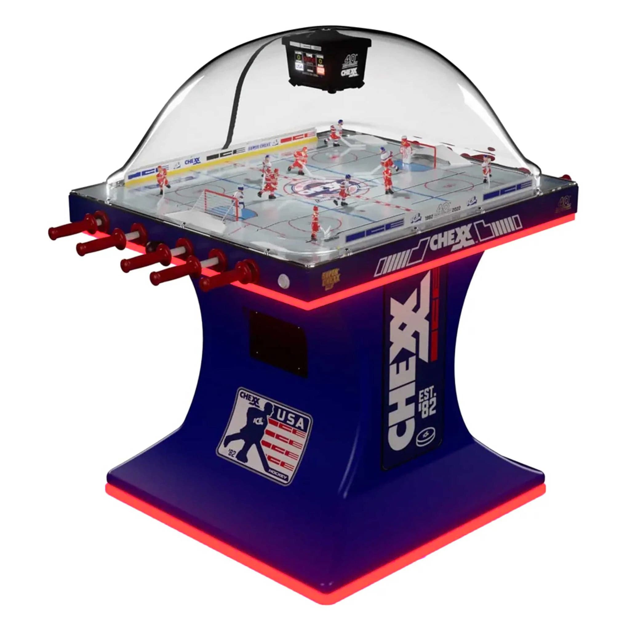 ICE Super Chexx Bubble Hockey Facebook ad