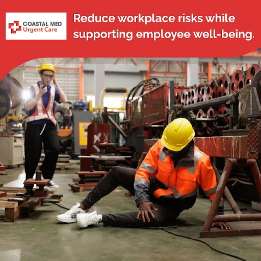Coastal Med Urgent Care Facebook ad: Protect Your Workforce. Strengthen Your Business.