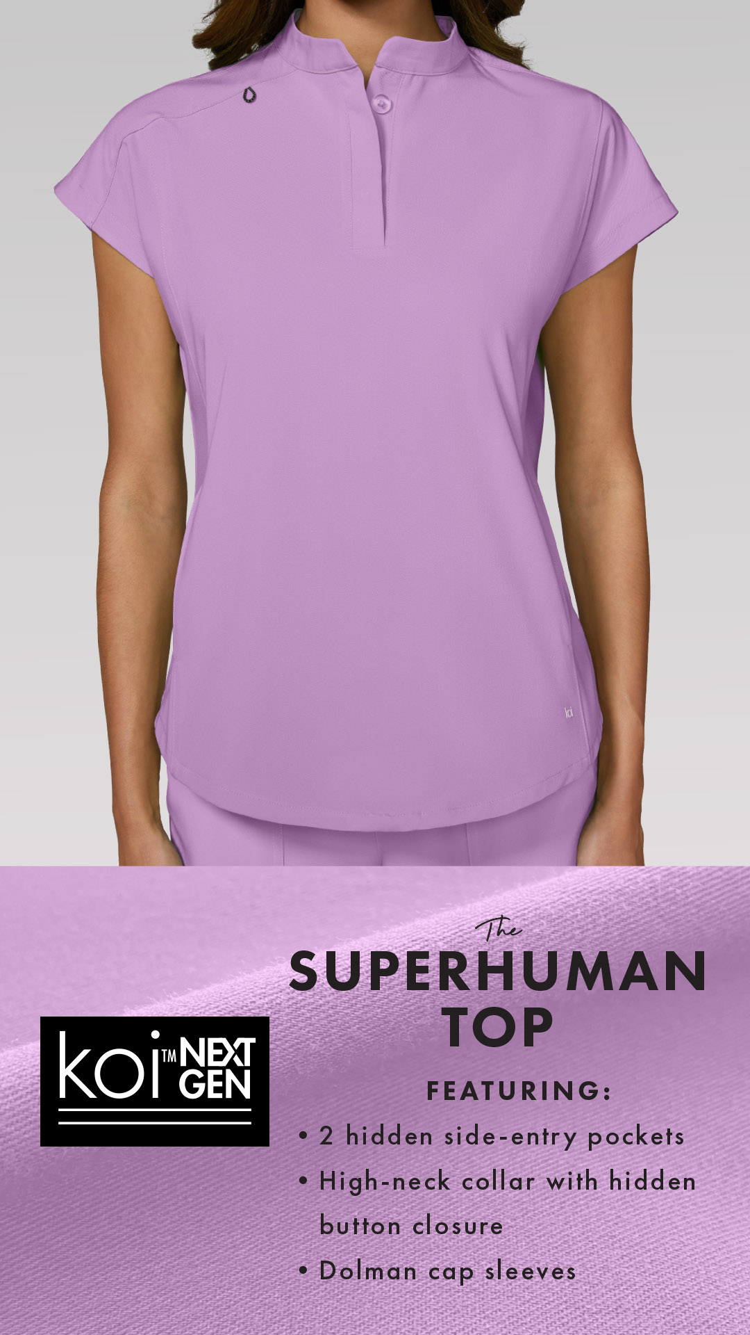 koi Designer Scrubs Facebook ad