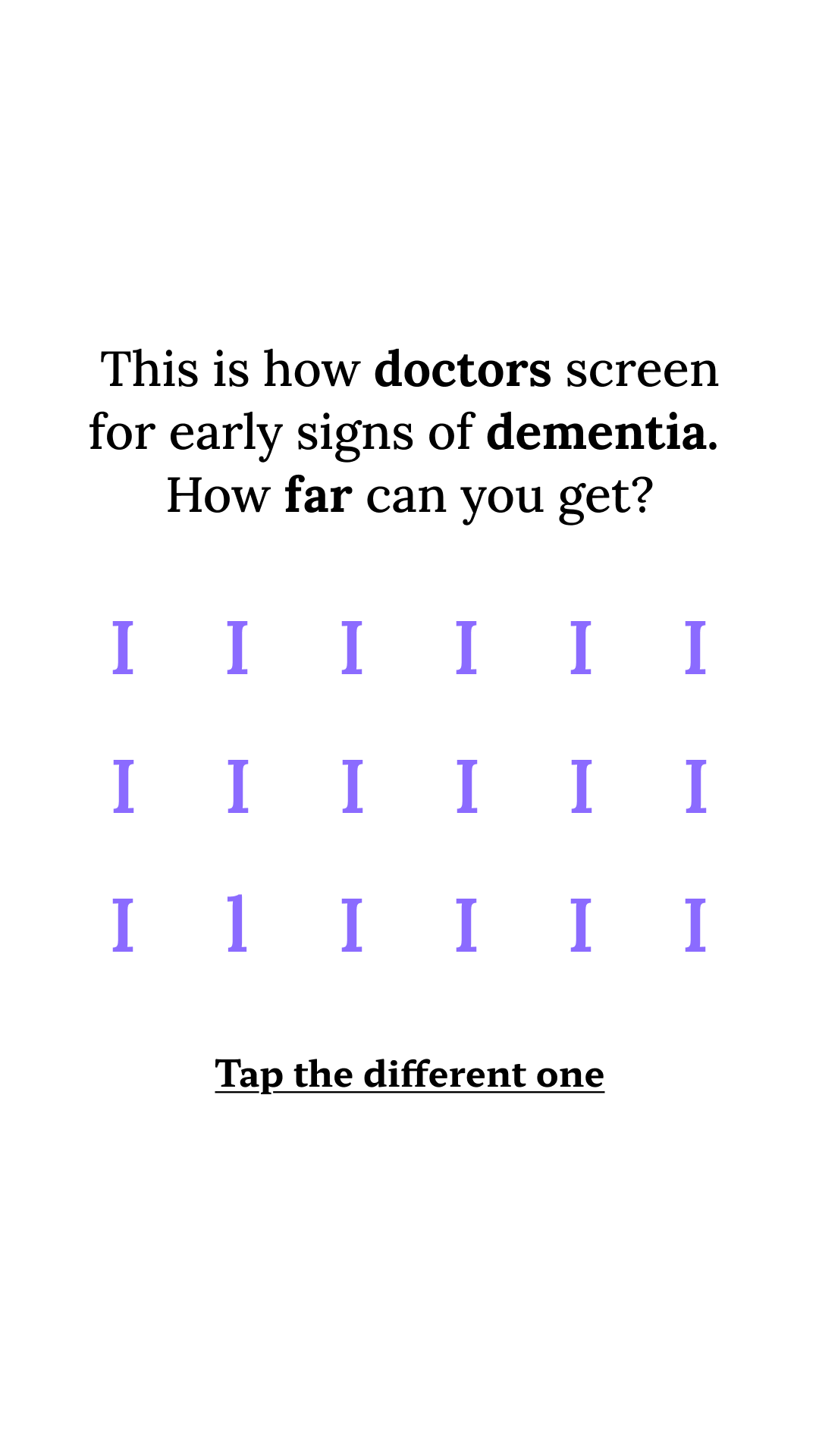 Brain Health Check Facebook ad