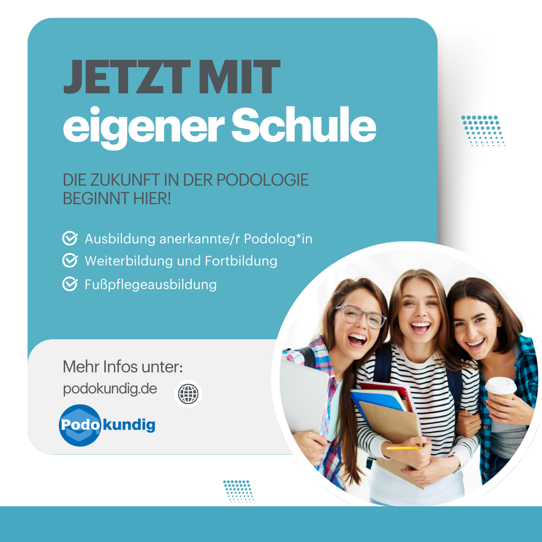 Fußkundig Facebook ad: Deine Chance in der Podologie!