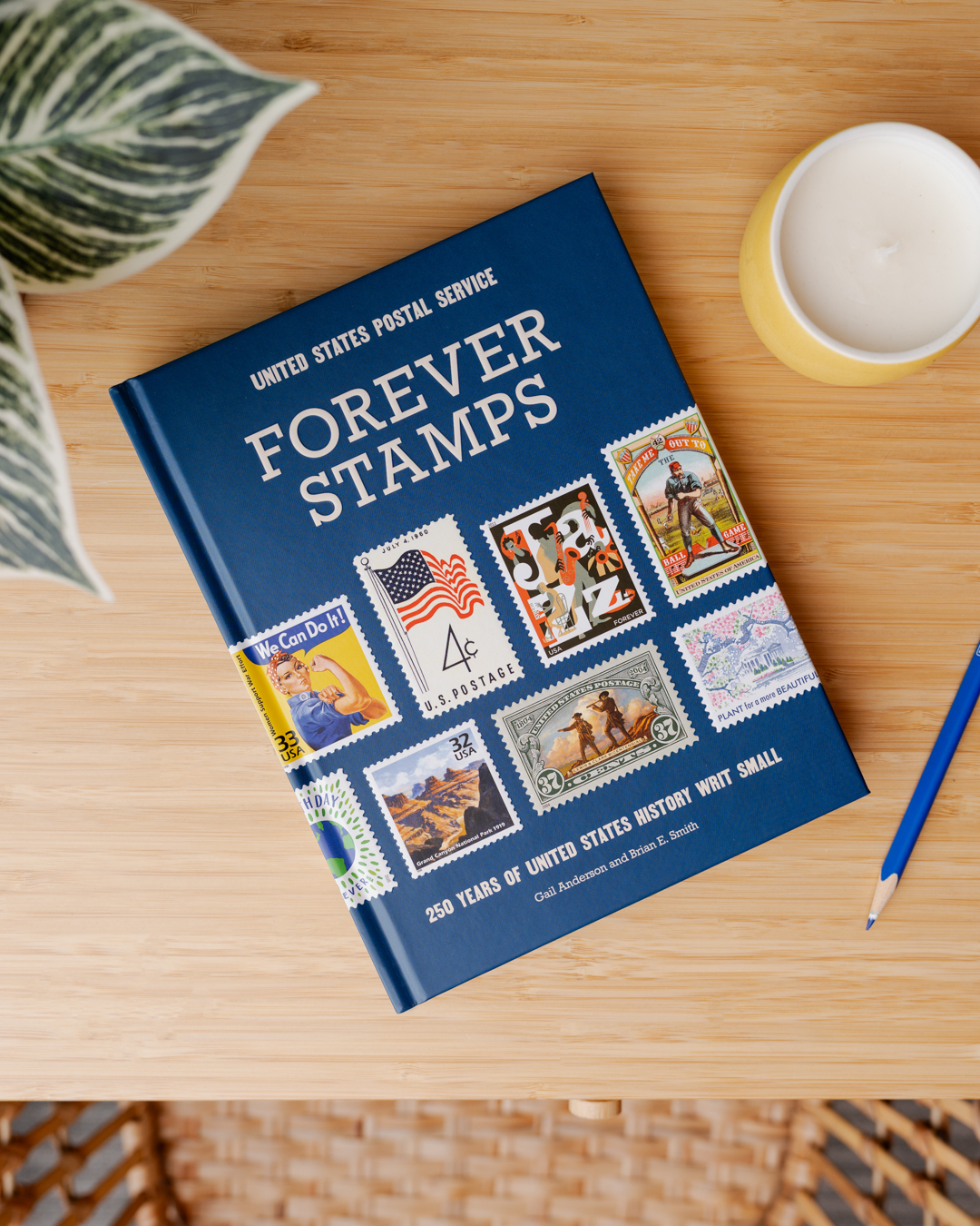 Clarkson Potter Facebook ad: U.S. Stamps Through History