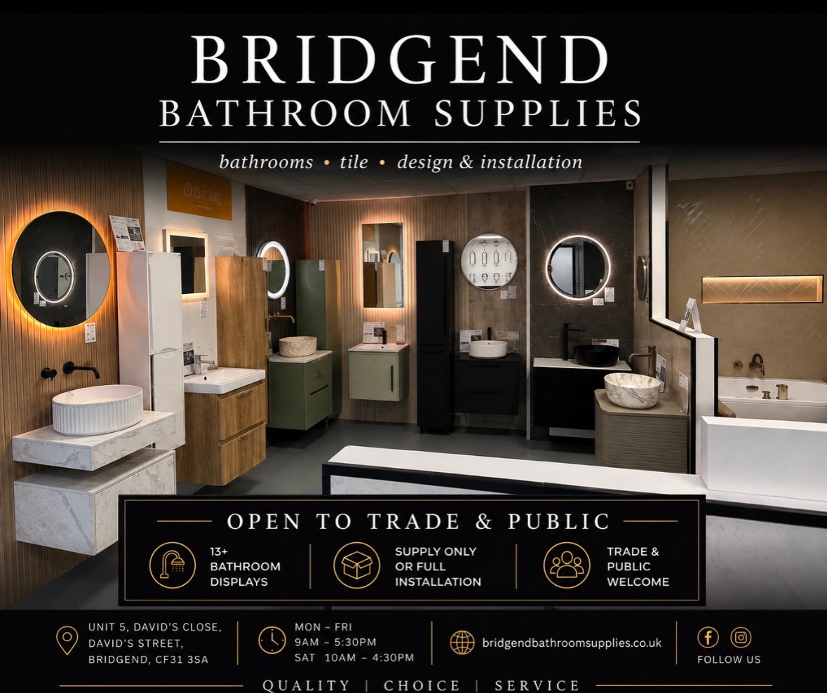 Bridgend Bathroom Supplies Facebook ad: PLANNING A NEW BATHROOM?