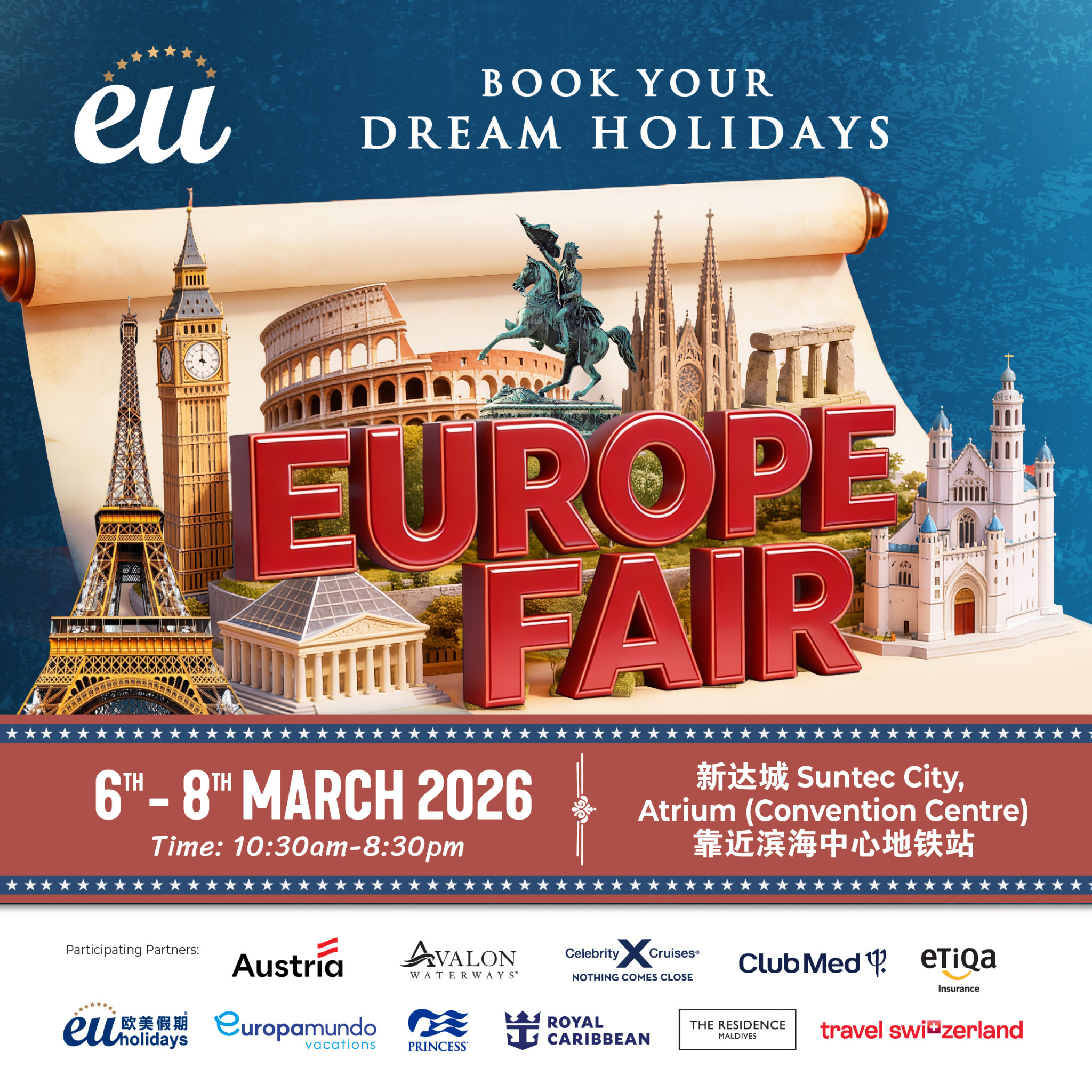 EU Holidays Facebook ad