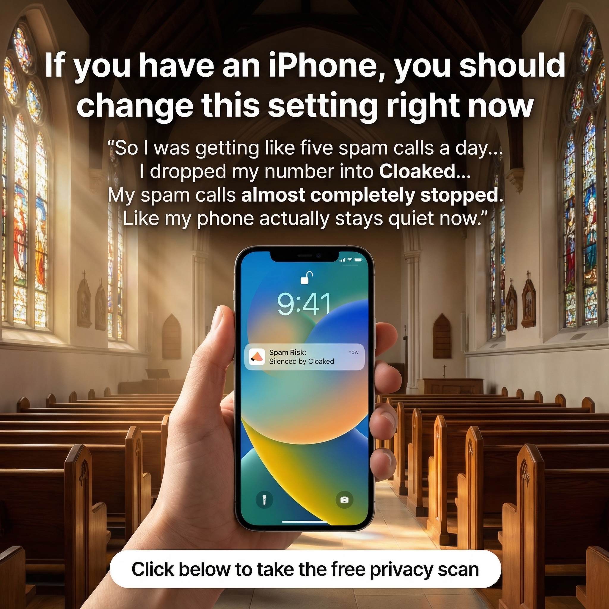 Cloaked Inc. Facebook ad
