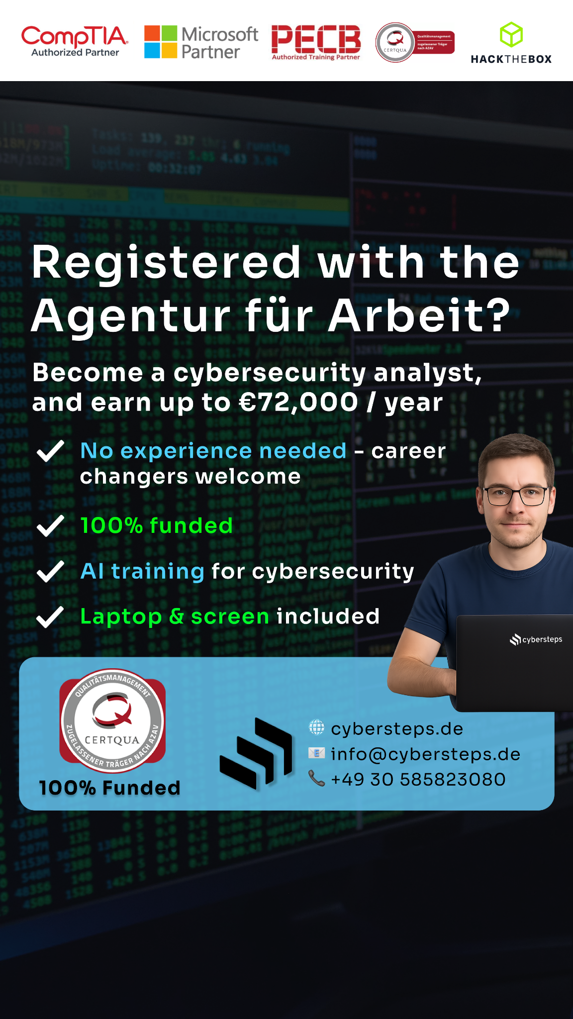 Cybersteps Facebook ad