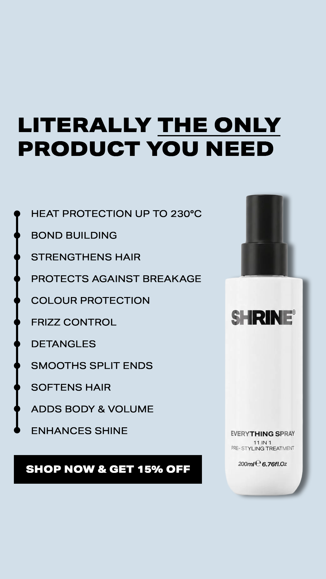 Shrine Facebook ad: Get 15% off your first order