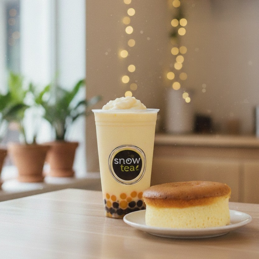 Snowtea Bubble Tea en Mexicali Facebook ad: Plot twist: cuando pensabas que solo venías por…