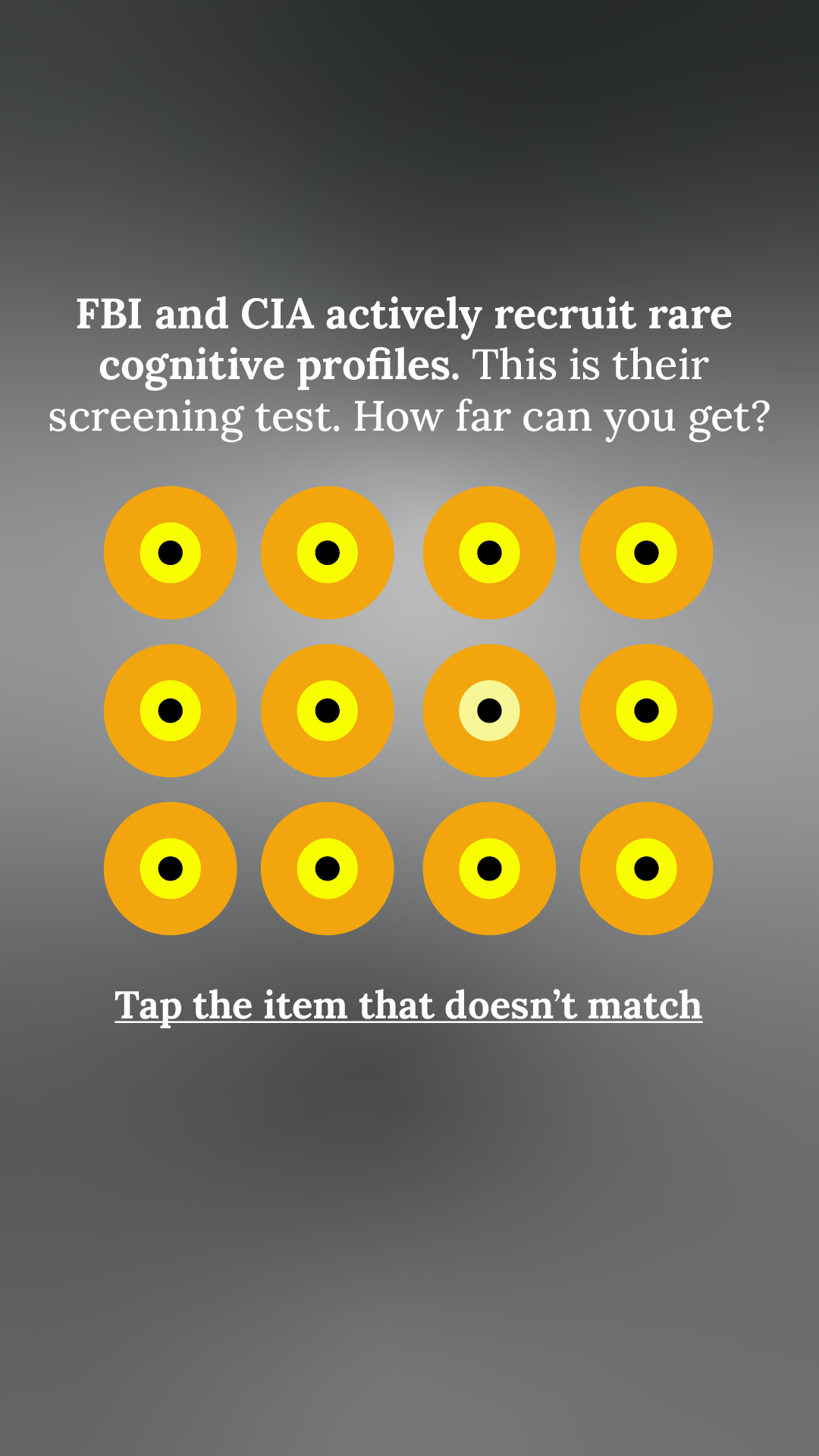 Brain Health Check Facebook ad