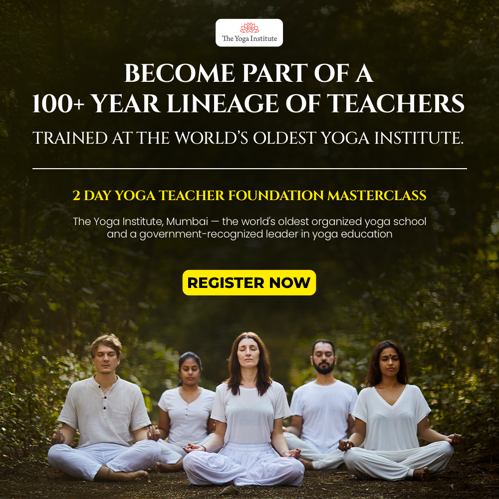 The Yoga Institute Facebook ad
