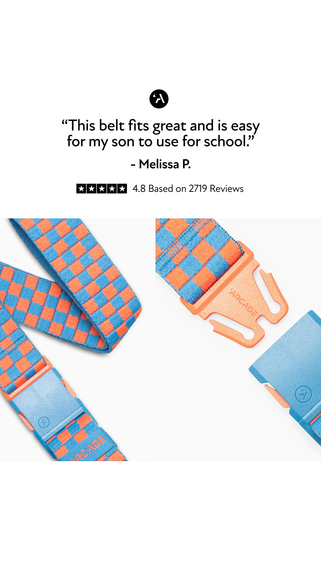 Arcade Belts Facebook ad
