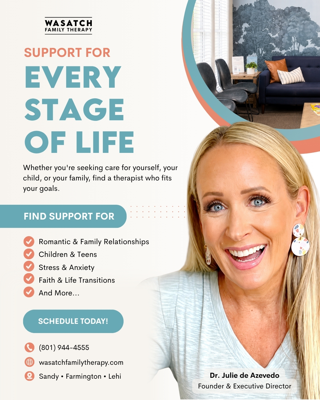Wasatch Family Therapy Facebook ad: Wasatch Family Therapy, Wasatch Family Therapy