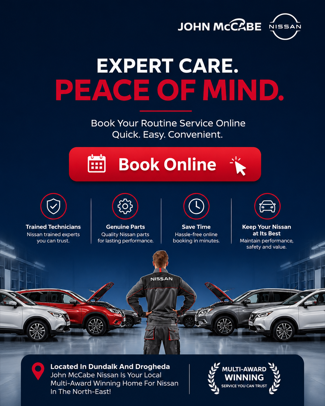 John McCabe Nissan Dundalk & Drogheda Facebook ad