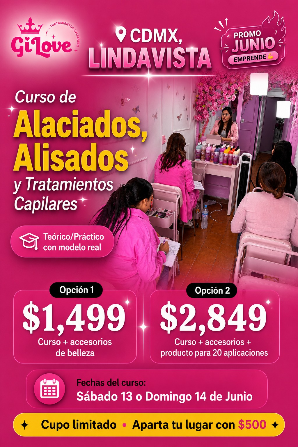 Proveedor Alaciados y Keratinas GI LOVE. CDMX Facebook ad: 𝐏𝐫𝐨𝐦𝐨 𝐉𝐮𝐧𝐢𝐨 𝐄𝐦𝐩𝐫𝐞𝐧𝐝𝐞
