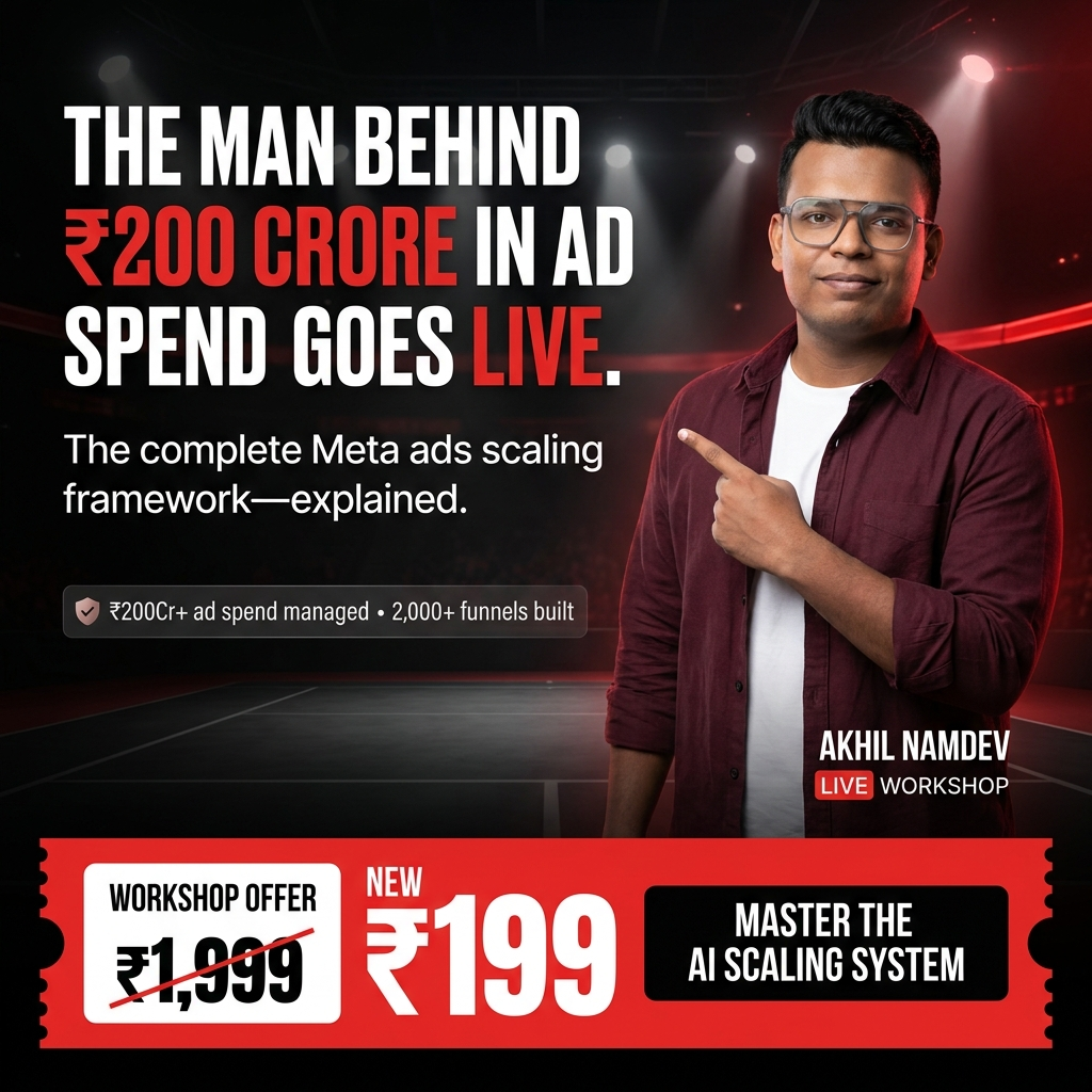 Akhil Namdev Facebook ad: Create, Launch & Scale Meta Ads With AI