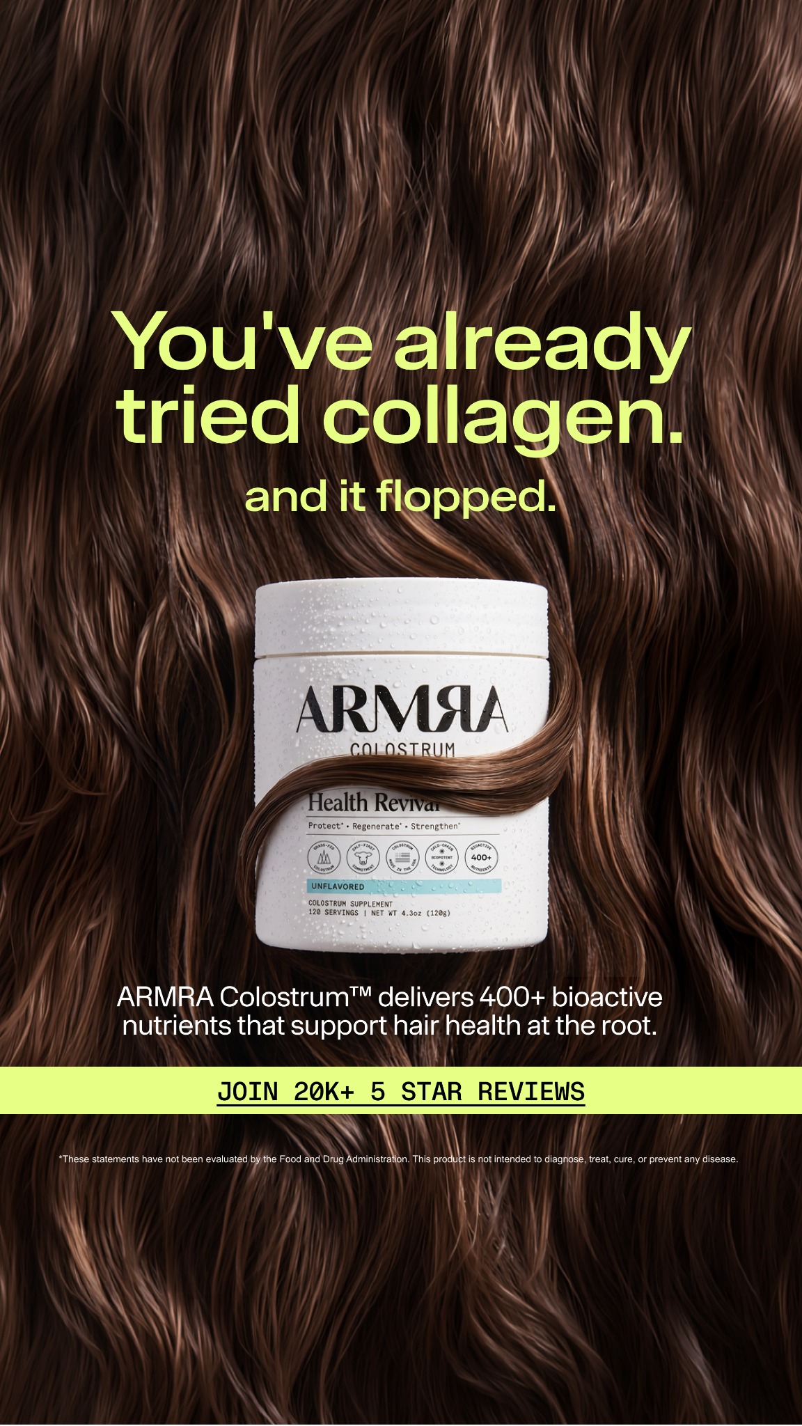 ARMRA Facebook ad
