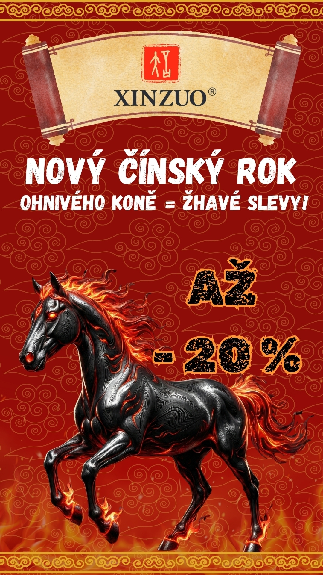 XinZuo ČR/SK Facebook ad