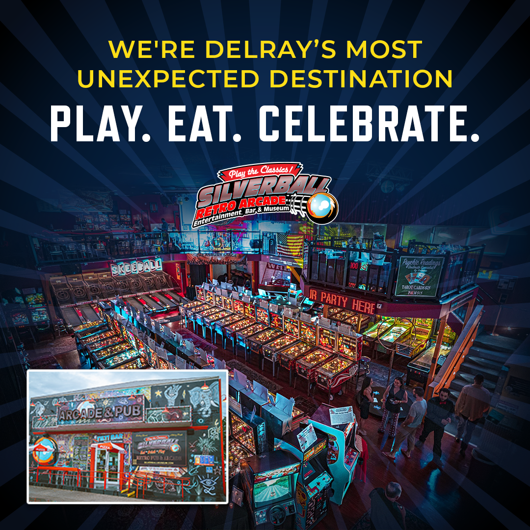 Silverball Retro Arcade - Delray Beach Facebook ad