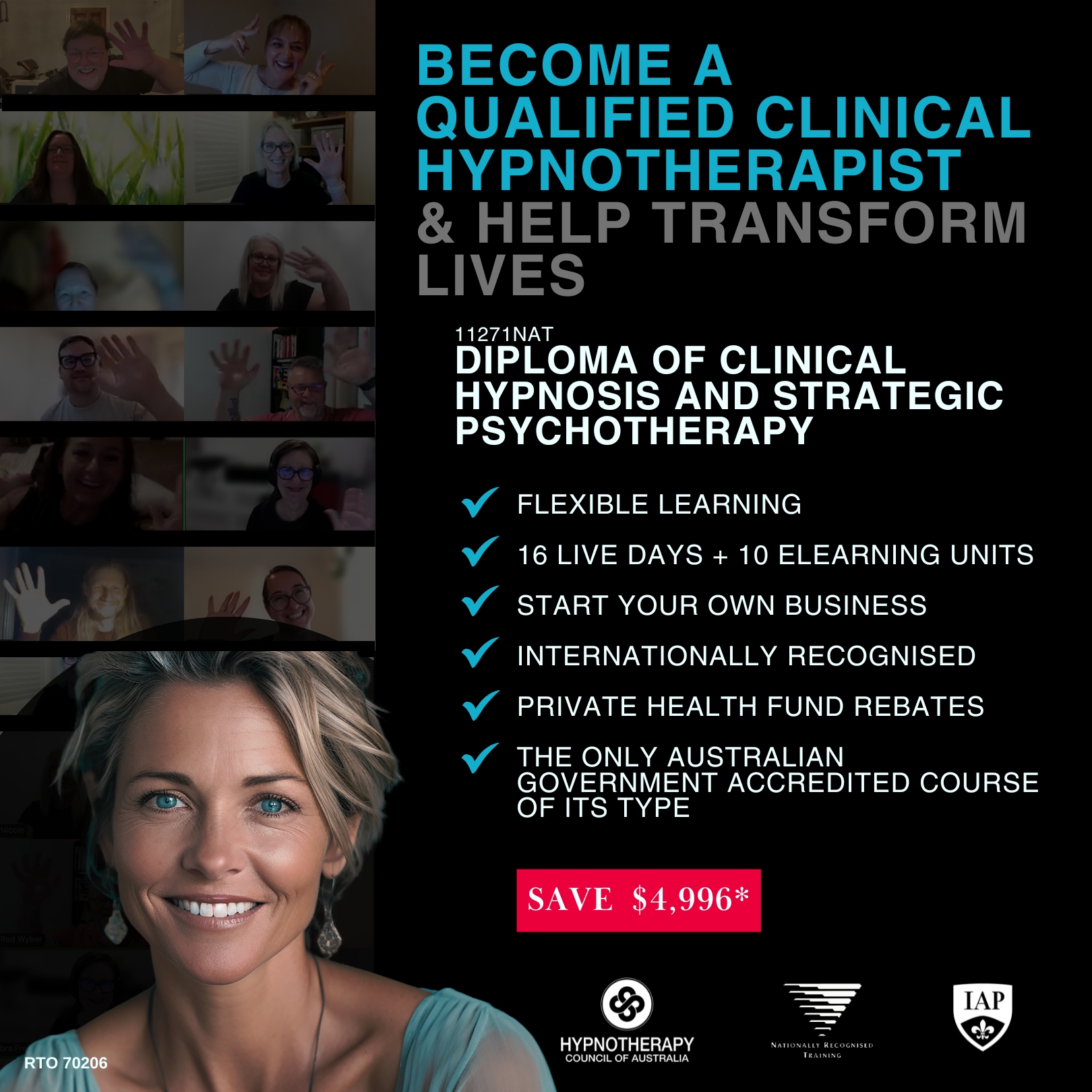 Institute of Applied Psychology Facebook ad