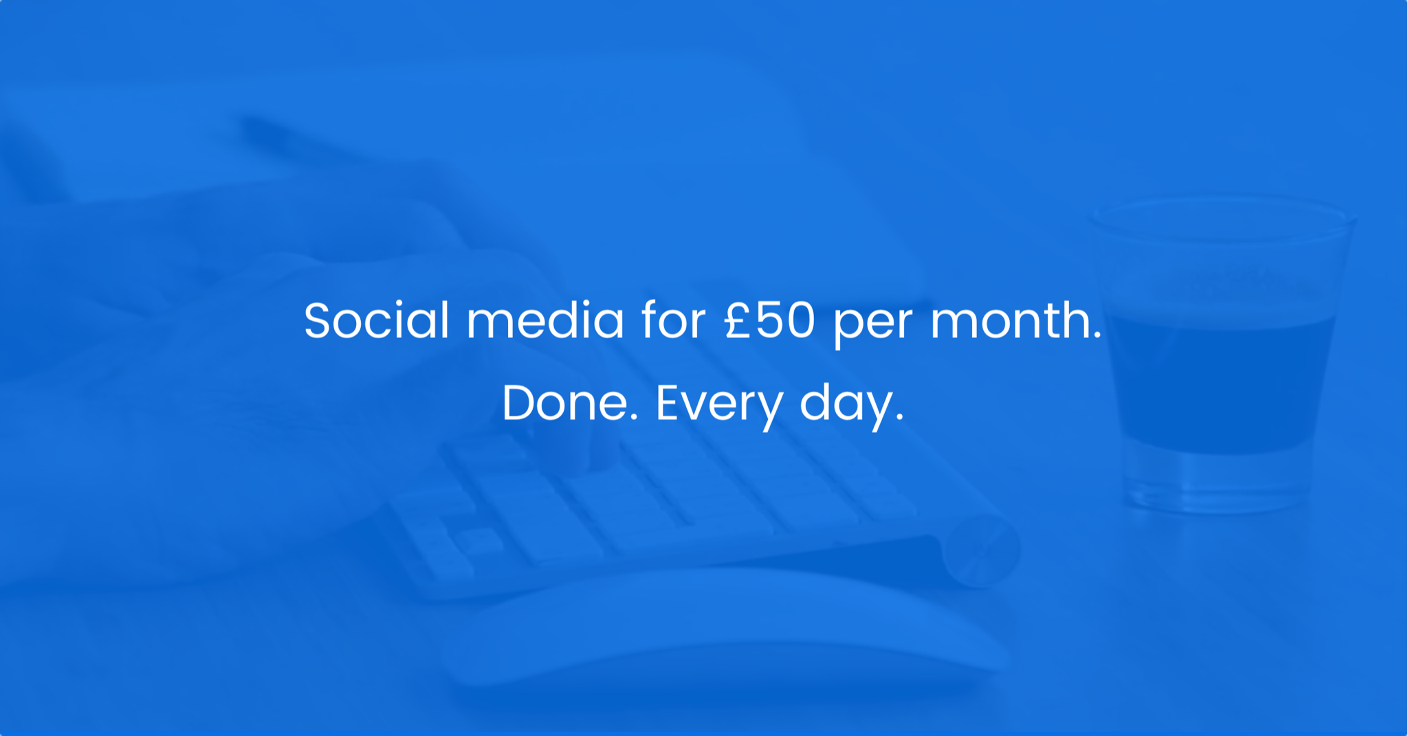 50 Pound Social Facebook ad