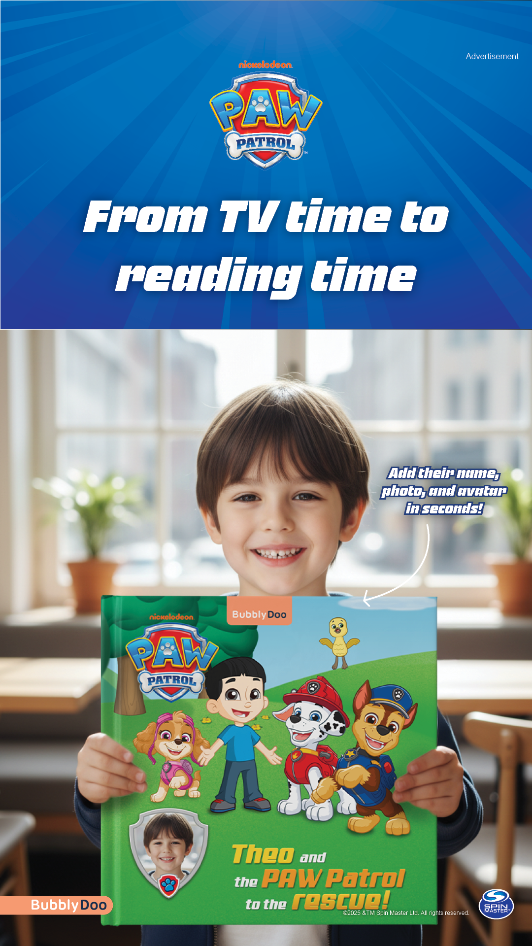 BubblyDoo Books Facebook ad