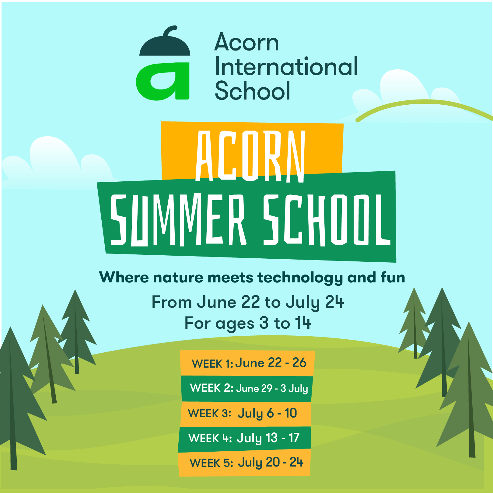 Acorn International School Facebook ad: ACORN SUMMER CAMP 2026