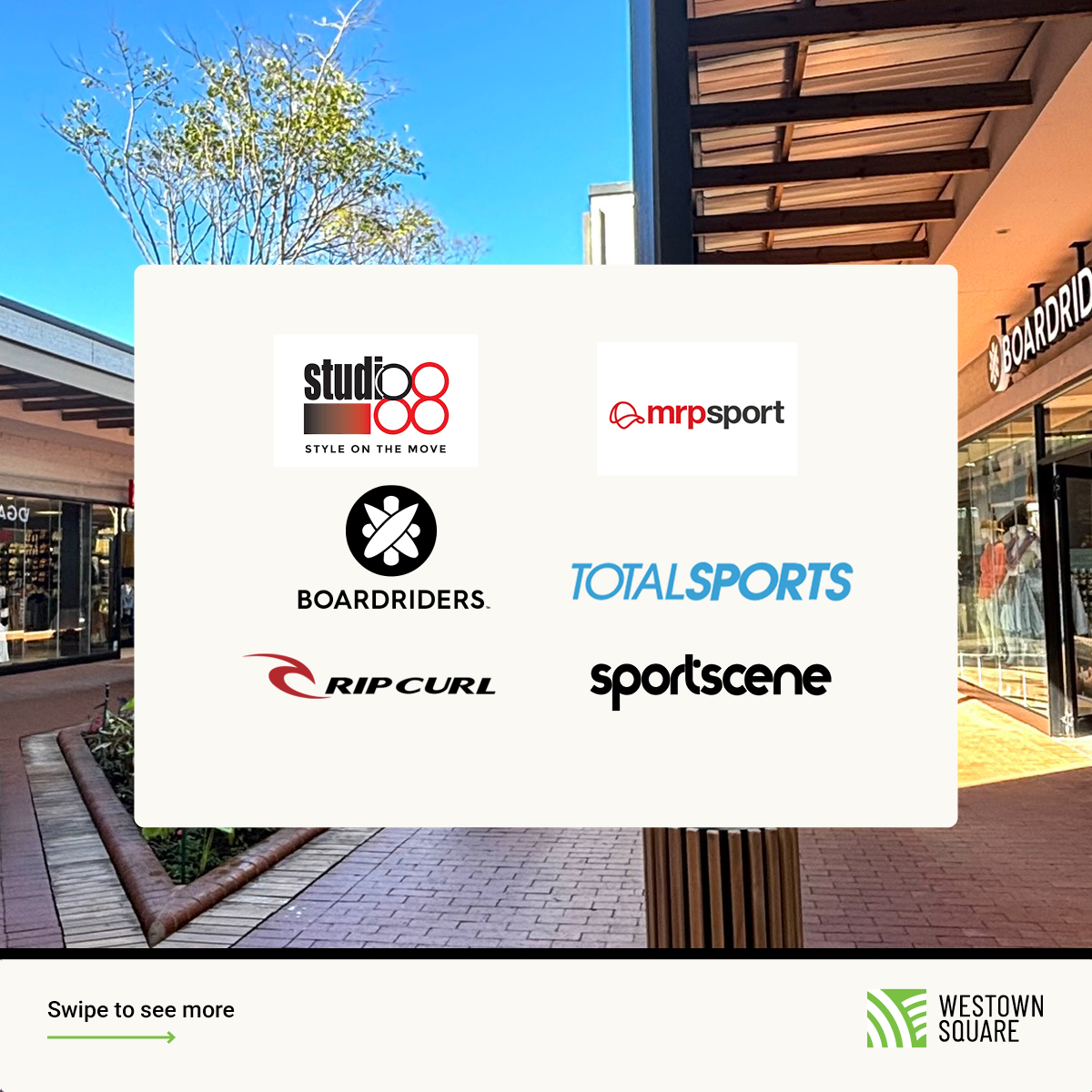 Westown Square Facebook ad: Whether you’re here to shop, meet, eat, play…