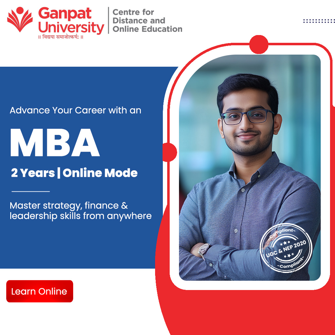 Ganpat University Online Facebook ad