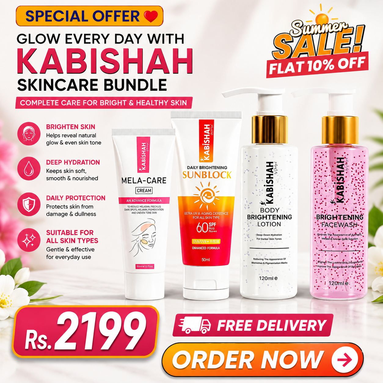 BeautyHub Facebook ad: Kabishah Special Pigmentation Bundle