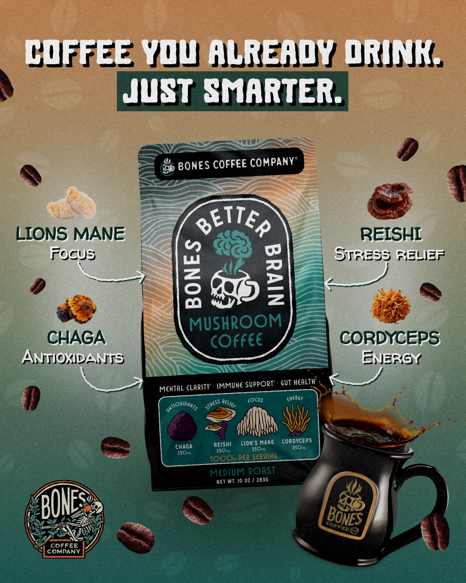 Bones Coffee Company Facebook ad