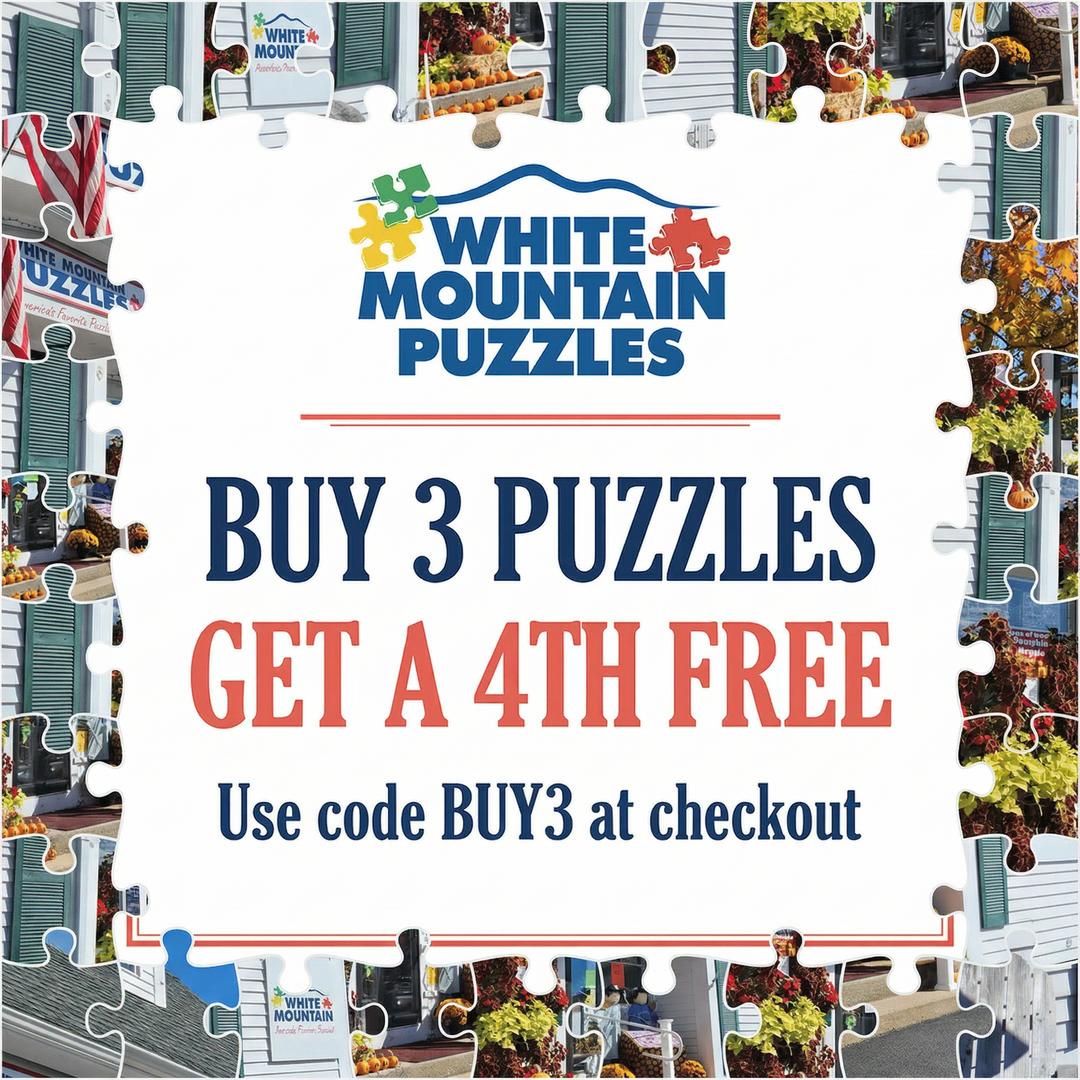White Mountain Puzzles Facebook ad
