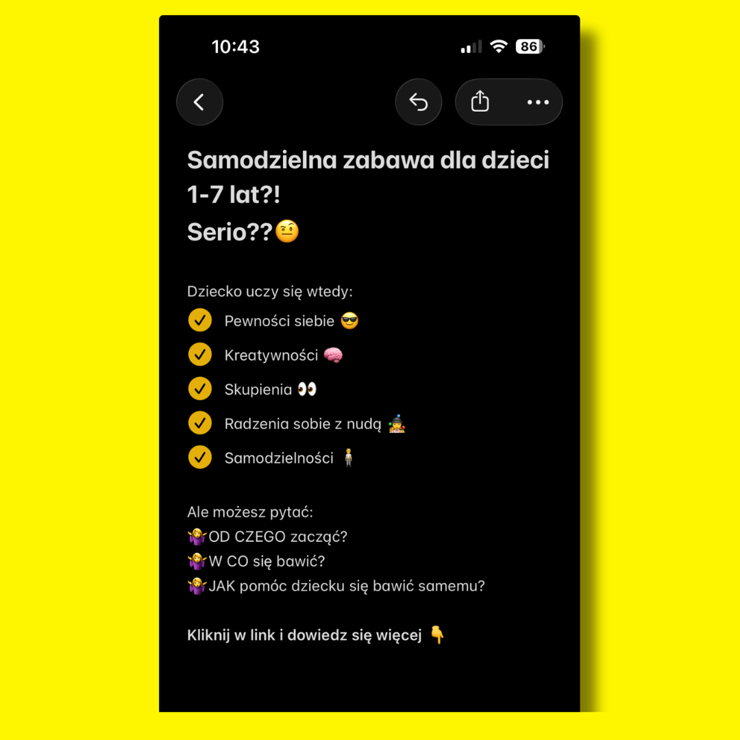 Zabawy z Dzieckiem Facebook ad