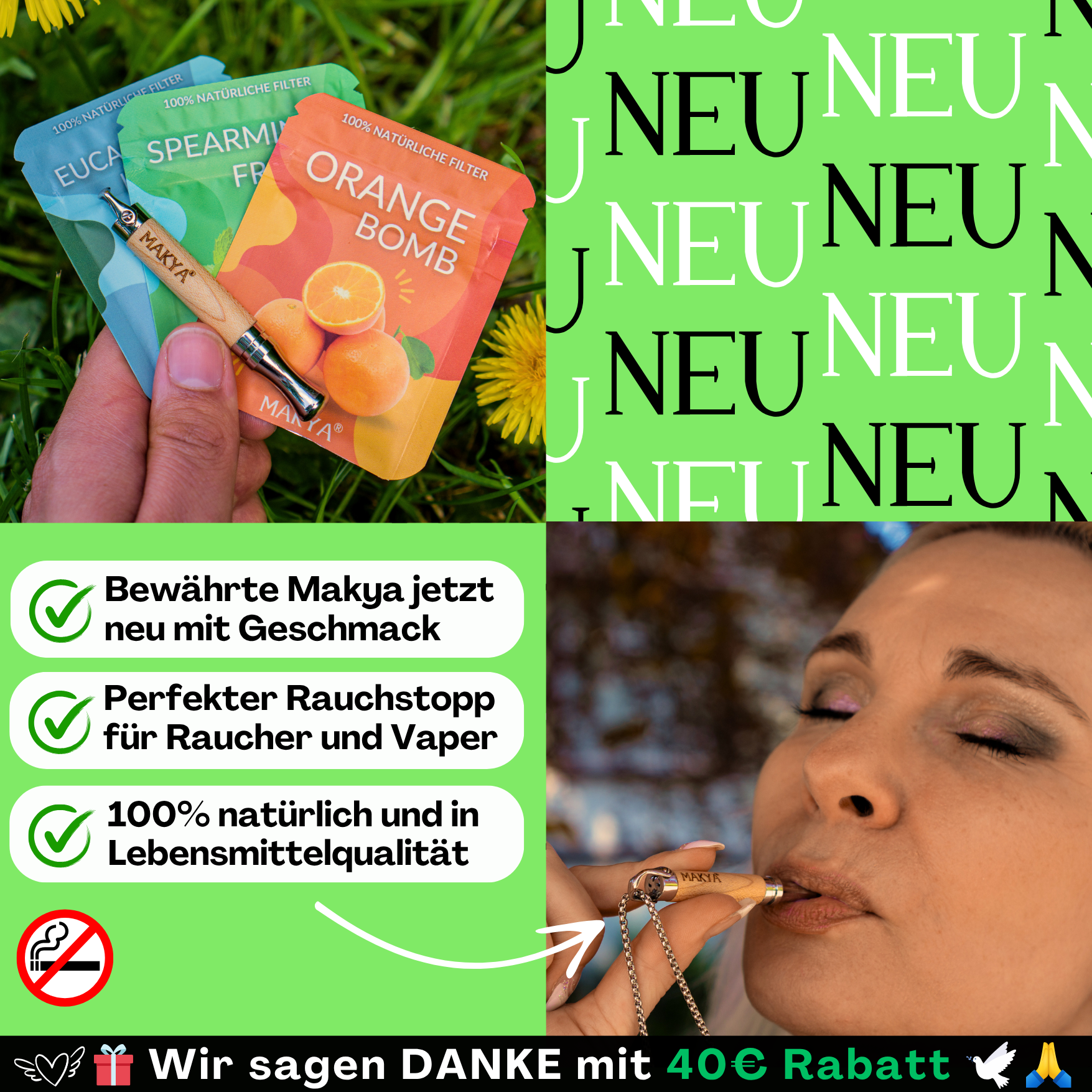Makya-Rauchfrei Facebook ad
