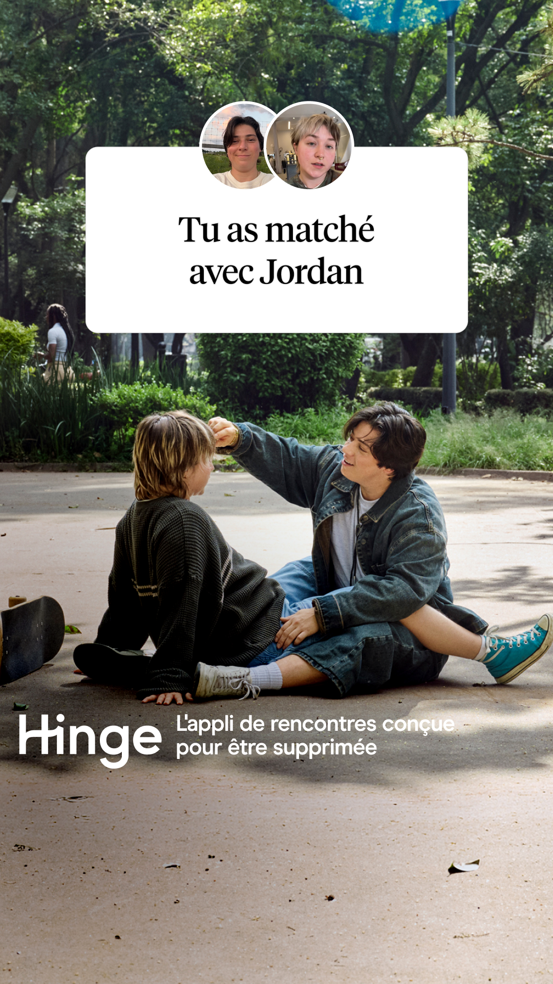 Hinge Facebook ad